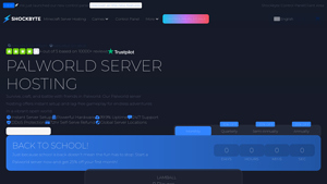Screenshot of Palworld Server Hosting - Shockbyte
