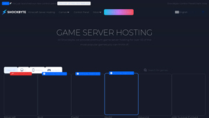Screenshot of Game Server Hosting - Shockbyte