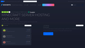 Screenshot of Shockbyte | Minecraft Server Hosting