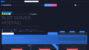 Screenshot of Rust Server Hosting - Shockbyte