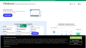 Screenshot of Reseller Hosting - an Affordable and Flexible Program - SiteGround