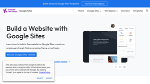 Screenshot of Free Website Builder - Google Sites