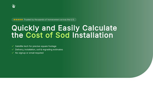 Screenshot of Sod Installation Cost Estimate for Your Project | Sod Calculator