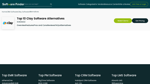 Screenshot of TOP 10 Clay Software Alternatives & Competitors (2025)
