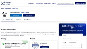 Screenshot of 10 Best Sensei CRM Alternatives & Competitors in 2025