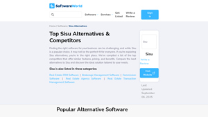 Screenshot of Top Sisu Alternatives & Competitors 2025 - SoftwareWorld