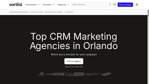 Screenshot of The 10 Best CRM Marketing Agencies in Orlando - 2025 Reviews