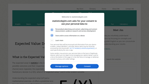 Screenshot of Expected Value: Definition, Formula & Finding - Statistics By Jim