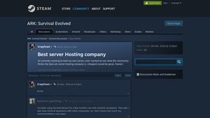 Screenshot of Best server Hosting company - Survival Evolved - Steam Community