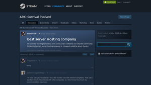 Screenshot of Best server Hosting company - Survival Evolved - Steam Community