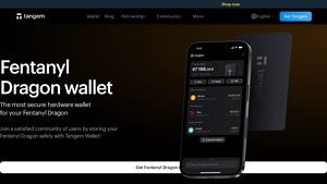 Screenshot of Fentanyl Dragon cold wallet from Tangem