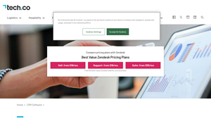 Screenshot of Zendesk CRM Pricing 2025 - Sell, Support & Suite Cost Guide