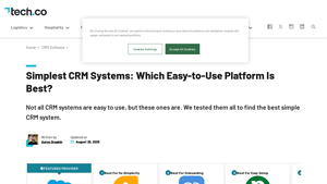 Screenshot of Simplest CRM Systems: Which Easy-to-Use Platform Is Best?