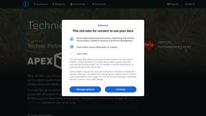 Screenshot of Technic Partners With Apex!