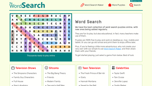 Screenshot of Word Search Puzzles
