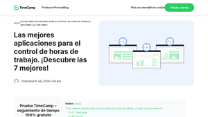 Screenshot of Las mejores aplicaciones para el control de horas de trabajo ...