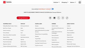 Screenshot of Payment Estimator - Toyota