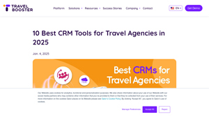 Screenshot of 10 Best CRM Tools for Travel Agencies in 2025