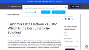 Screenshot of Customer Data Platform vs CRM: Which Is the Best Enterprise ...