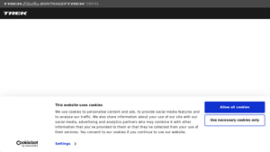 Screenshot of Size Finder - Trek Bikes