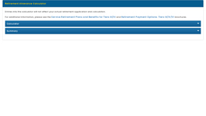 Screenshot of RetirementAllowanceCalculator...
