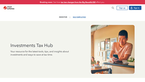 Screenshot of TurboTax® Investment Tax Calculators & Tools 2024-2025 - Intuit