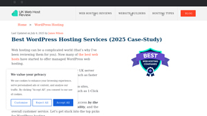 Screenshot of 10 Best Cheap WordPress Hosting in 2025 (+ Speed Tests)
