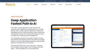 Screenshot of Veeva Vault CRM | Comprehensive, Life Sciences-Specific CRM