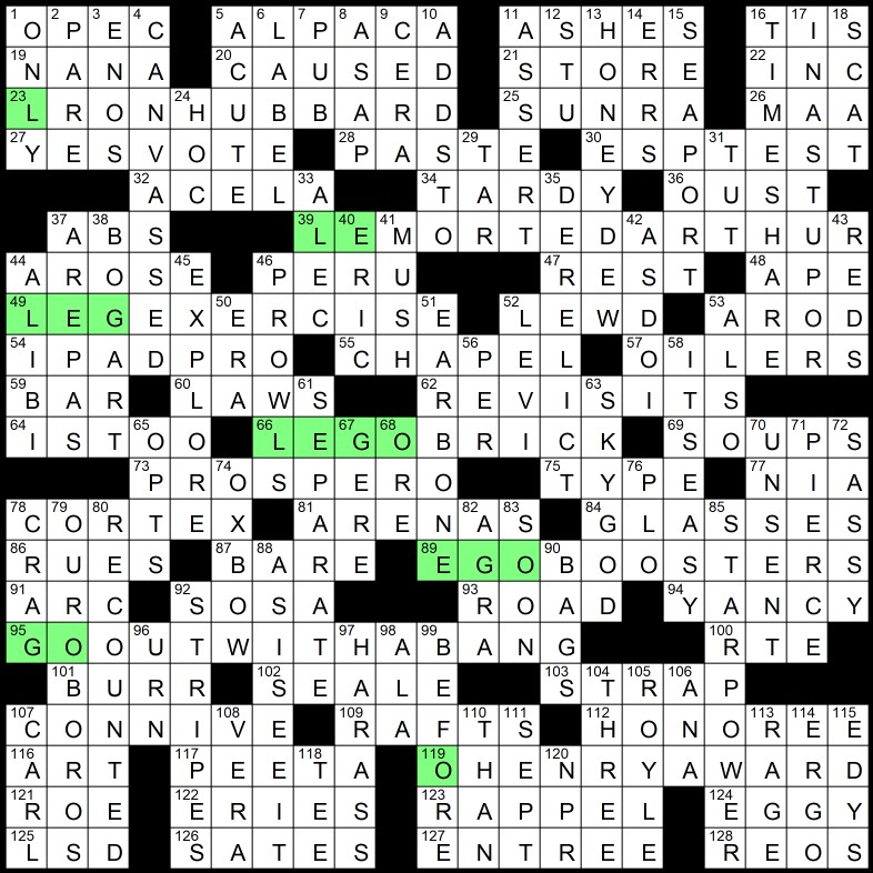 Featured image for washington post crossword puzzle - Oct. 2 crossword, “Building Blocks ...