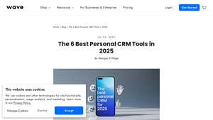 Screenshot of The 6 Best Personal CRM Tools in 2025 - Wave Connect