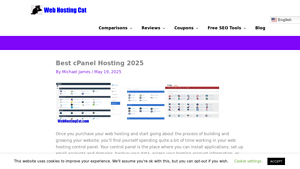 Screenshot of Best cPanel Hosting 2025