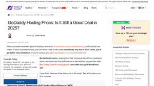 Screenshot of GoDaddy Hosting Prices: Is It Still a Good Deal in 2025?