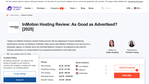 Screenshot of InMotion Hosting Review: As Good as Advertised? [2025]