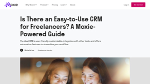 Screenshot of CRM for Freelancers A Moxie-Powered Guide