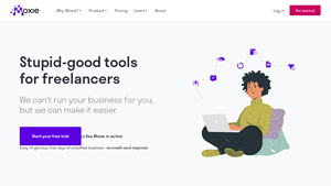 Screenshot of All-in-One Freelance Business Management Software | Moxie™