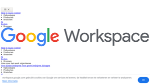 Screenshot of Google Sites: Website Creator and Hosting