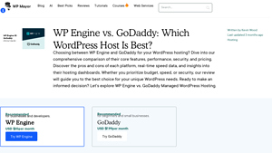 Screenshot of WP Engine vs. GoDaddy: Which WordPress Host Is Best in 2025?