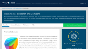 Screenshot of Freshworks Reviews, Pricing & Features - 2025 | TEC