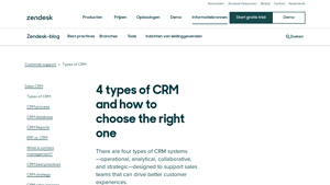Screenshot of 4 types of CRM and how to choose the right one