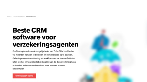 Screenshot of Best CRM Software for Insurance Agents - Zoho