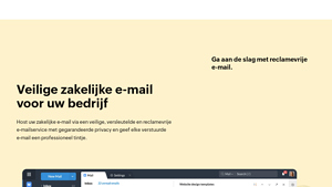 Screenshot of Secure & Professional Business Email for your Organization - Zoho