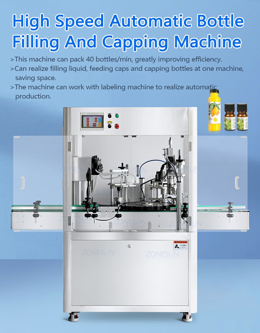 Illustrative example of automatic bottle filling equipment from Google Search