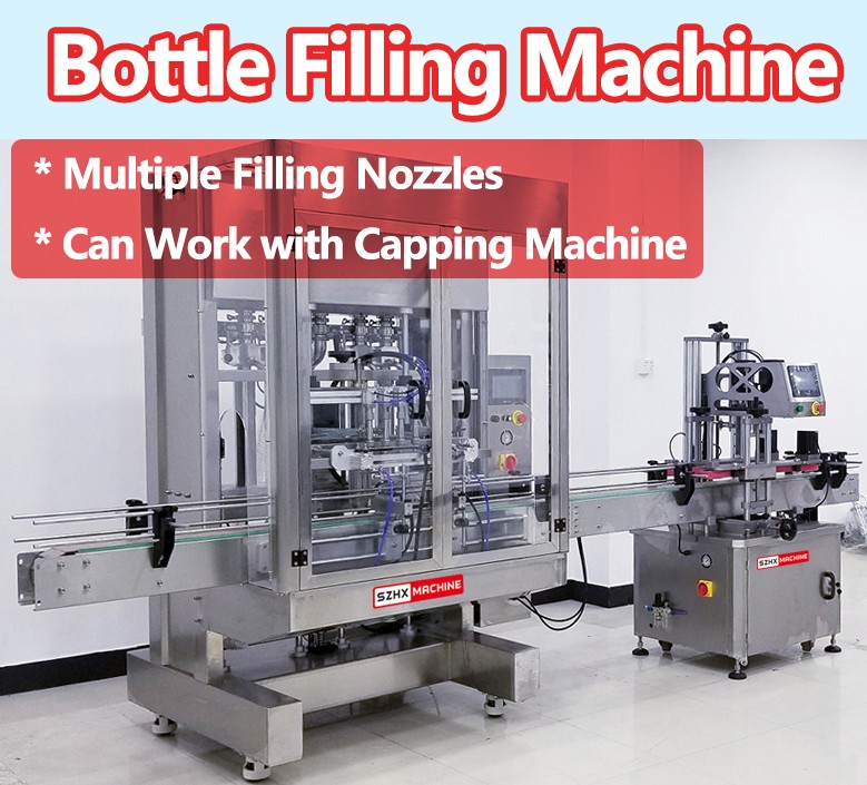 Illustrative example of automatic bottle filling equipment from Google Search
