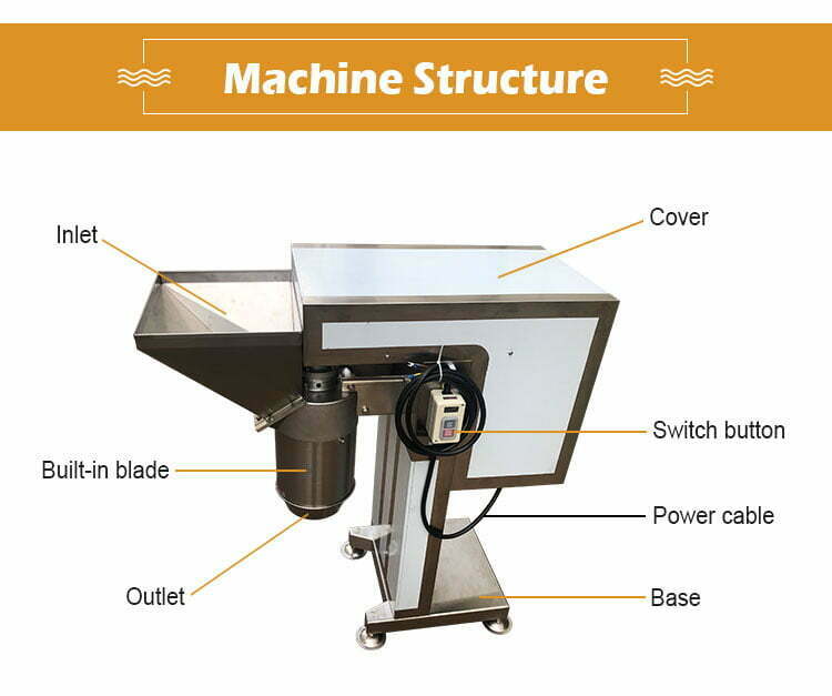 Illustrative example of fruit grinding machine from Google Search