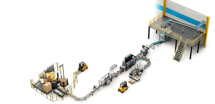 Illustrative example of packing line from Google Search