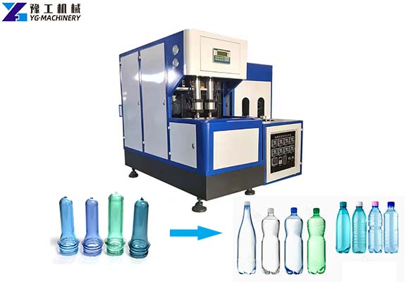 Illustrative example of pet bottle blowing machines from Google Search