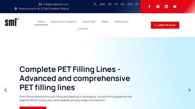 SMF - Blowing machines for bottle production