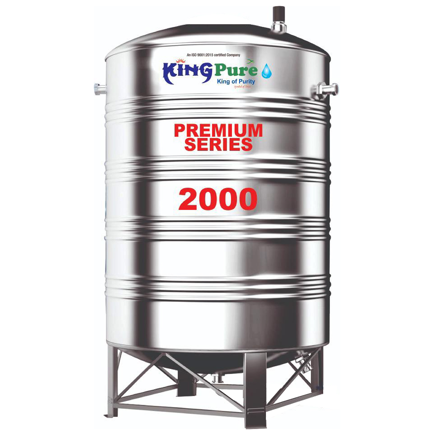 Illustrative example of steel water tank 2000 ltr price from Google Search