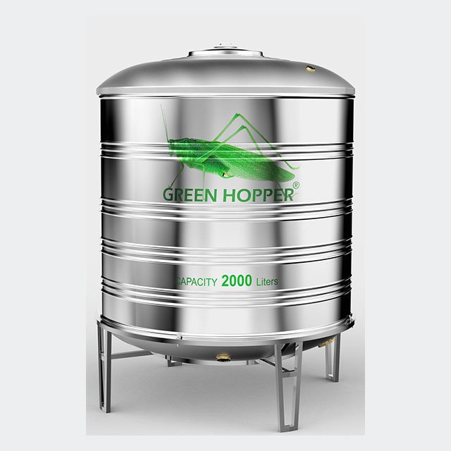 Illustrative example of steel water tank 2000 ltr price from Google Search